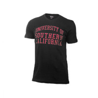 USC Trojans Heritage Black Univ of So Cal New Vassal Vintage T-Shirt